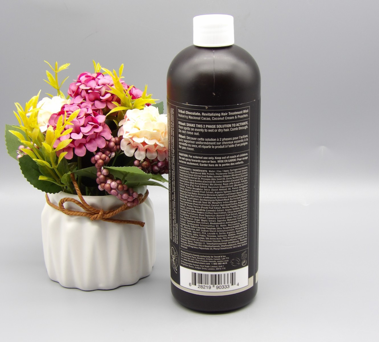 Tweak’d By Nature Tribal Chocolate Hair Treatment Mist 16 oz New Sealed