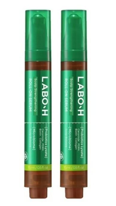 LABO-H Scalp Hair Loss Care Collagen Hyaluronic Roll-On Serum 15ml pcs K-Beauty