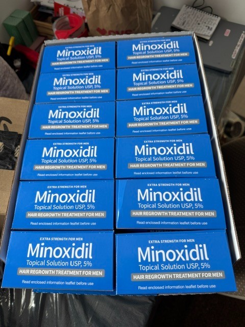 Kirkland Signature Minoxidil 5% Hair Regrowth Treatment for Men -12oz (12 boxes)