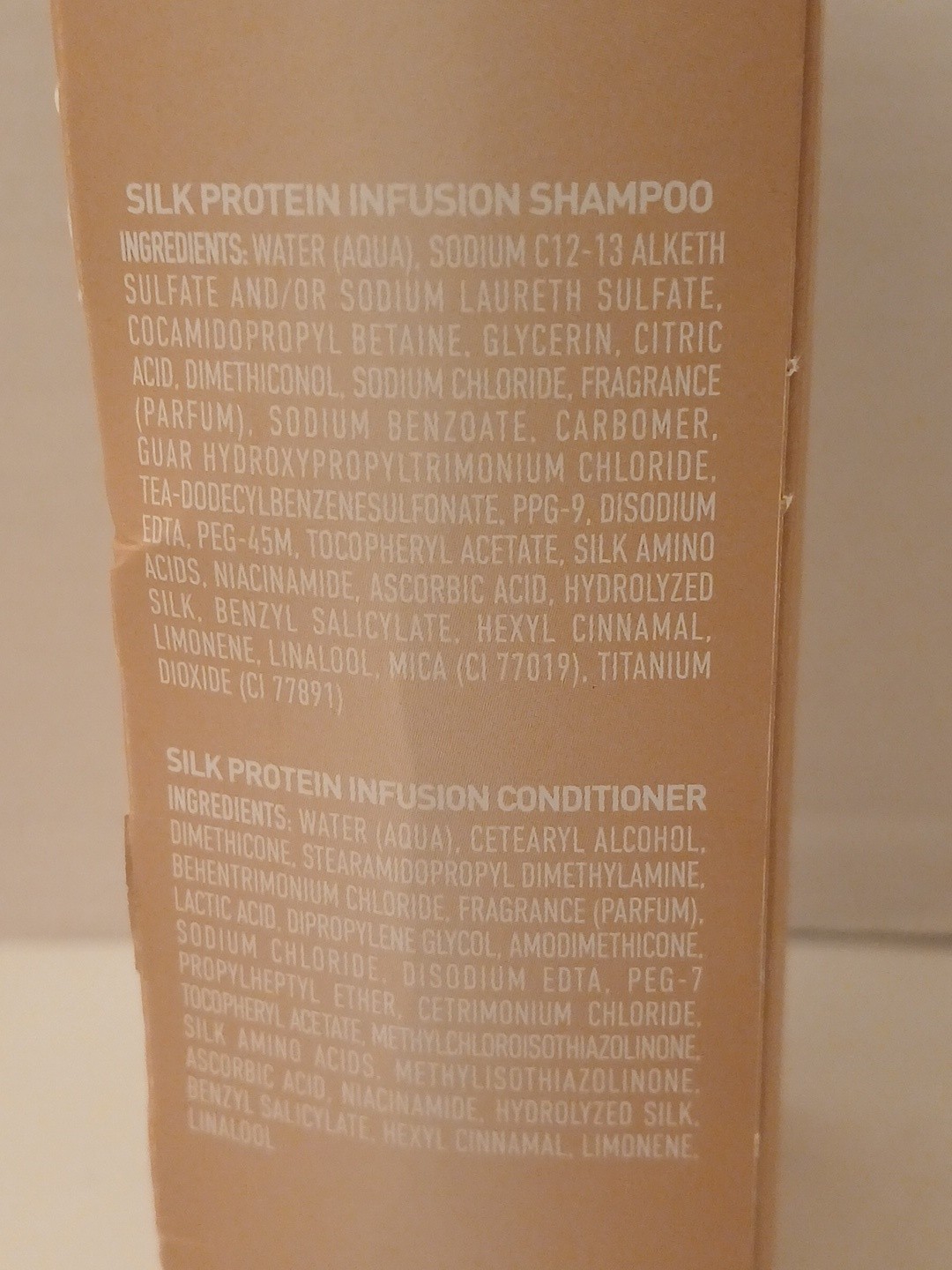 Suave Silk Protein Infusion Shampoo & Conditioner Set Frizz Control 15fl oz Each