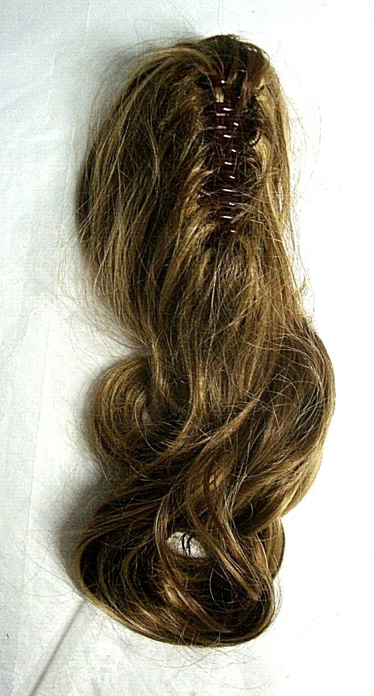 Sofeiyan 13″ Ponytail Extension Ponytail Clip in Claw Hair- Blonde