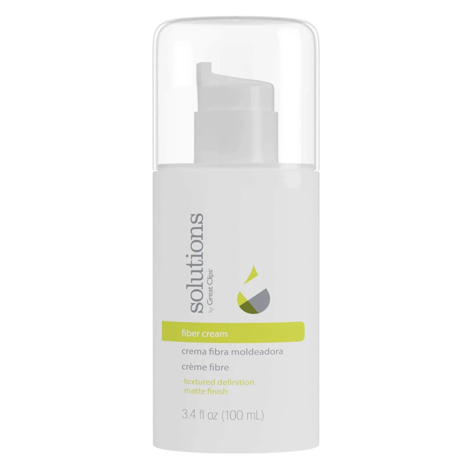 GREAT CLIPS Solutions Fiber Cream 3.4oz | Firm 3.4 Fl Oz (Pack of 1), white