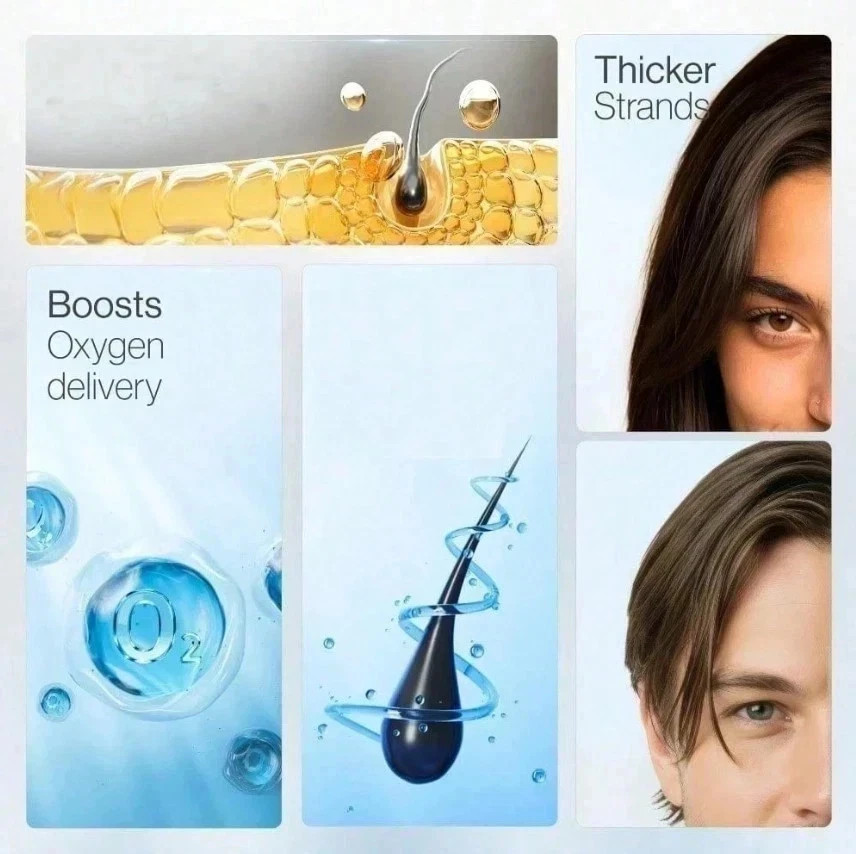 ✅ NEW ✅Hair Growth Serum – Be Bodywise 3% Rosemary + 3% Redensyl (25ml Roll-On)