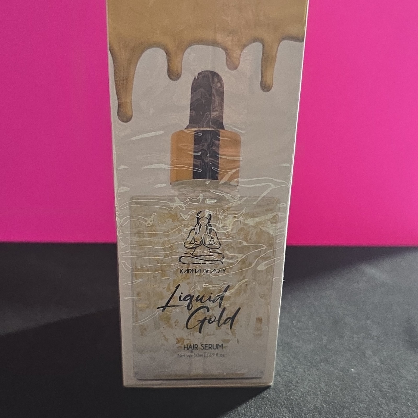 Karma Beauty Liquid Gold Hair Serum Shine Paraben-Free 1.69oz