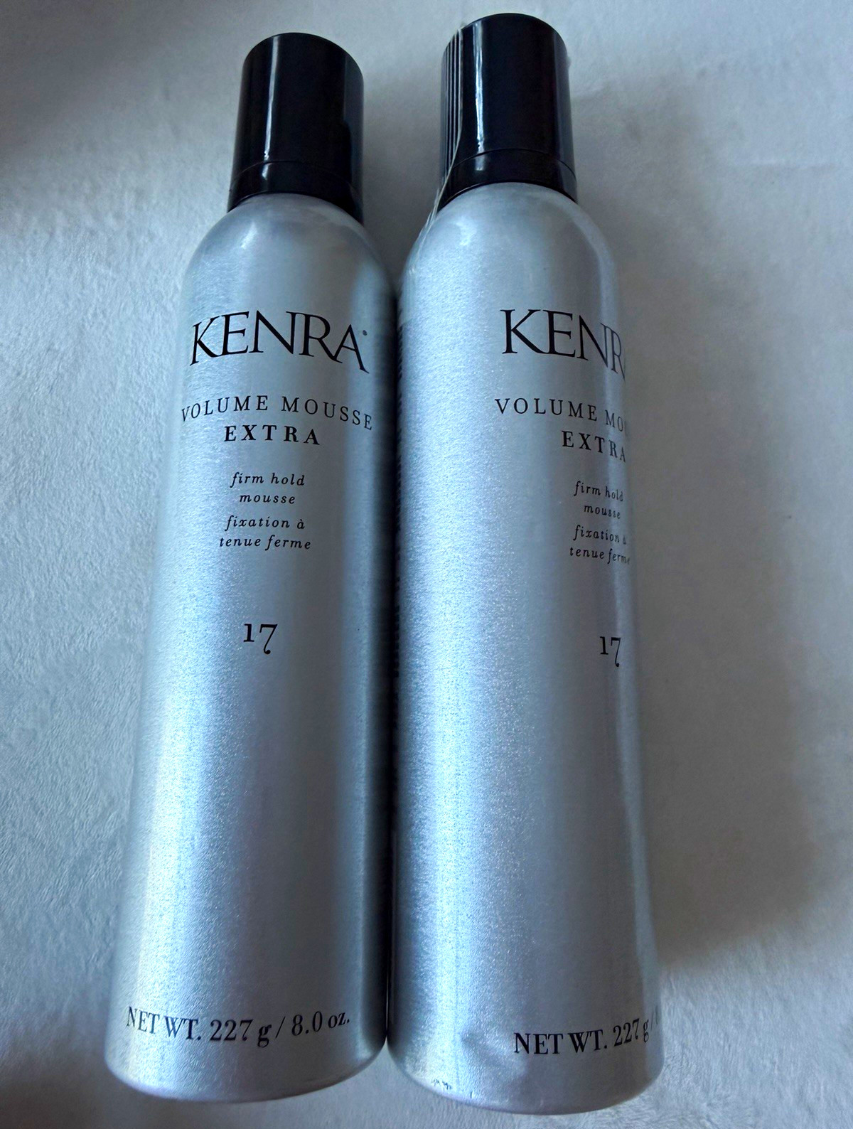 Kenra Volume Mousse Extra 17 Firm Hold Hair Mousse 8 oz (Lot of 2)