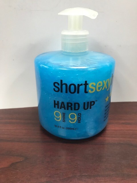 Style Sexy Hair Hard Up Holding Gel Hard Holding Gel -16.9oz LARGER W/ PUMP