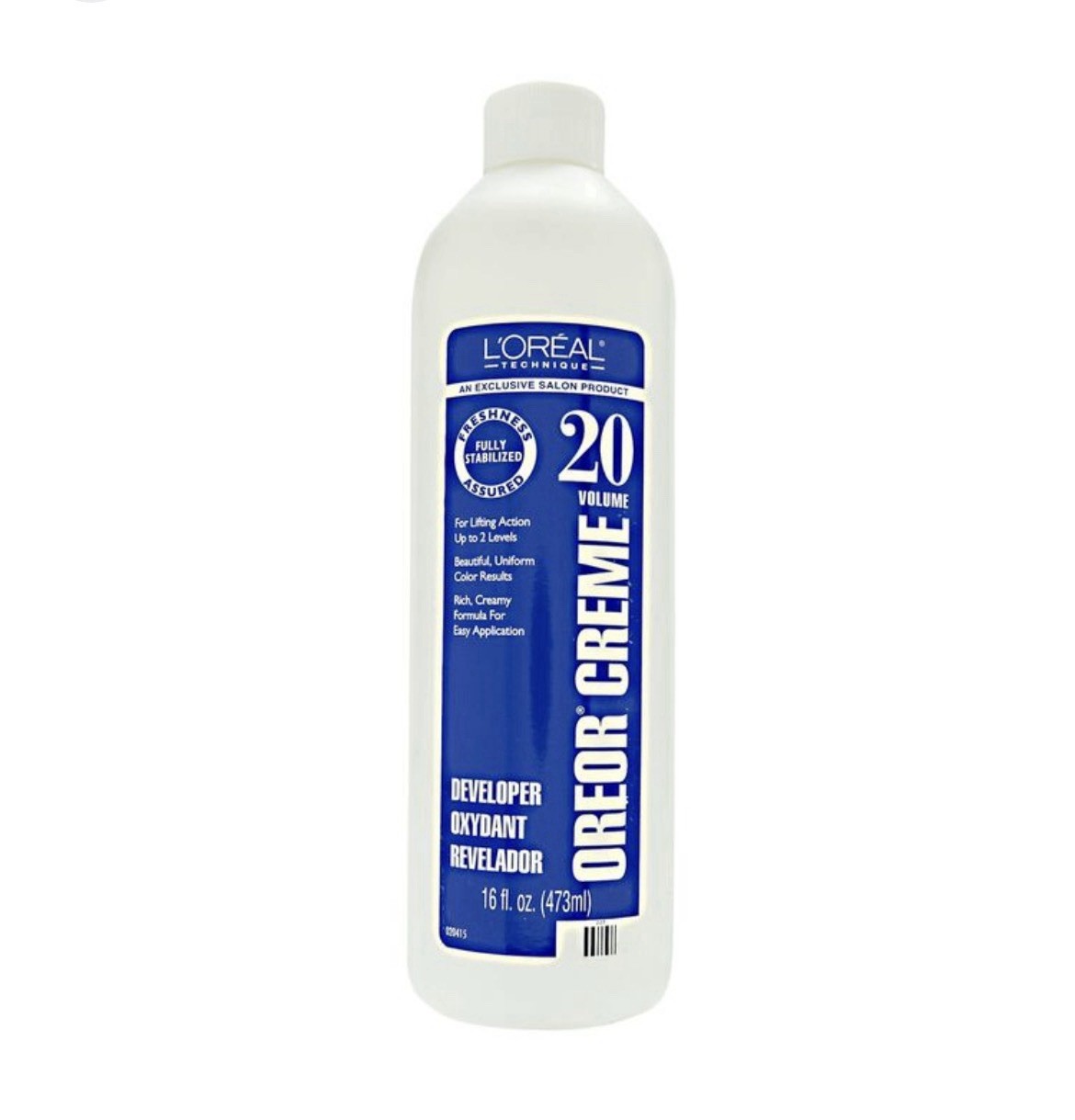 L’Oréal Technique Oreor Crème 20 Volume Cream Developer Fully Stabilized 16 oz