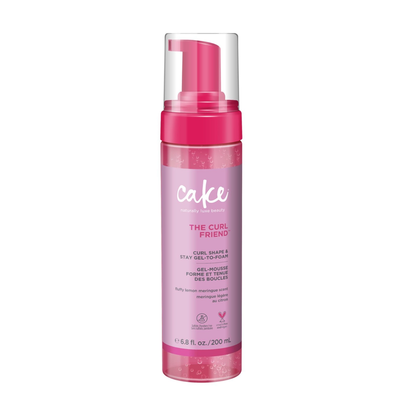 Curl Defining Gel-to-Foam Styler – High Hold, Coconut Oil & Shea Butter – 200 mL