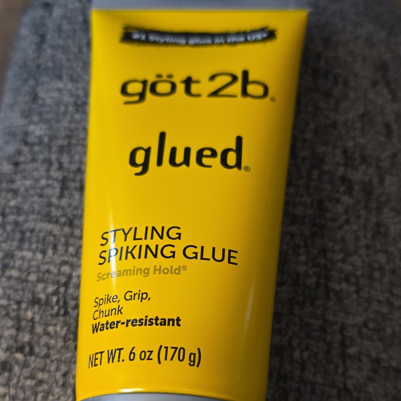 got2b glued Spiking Glue Styling Gel, Water-Resistant Screaming Hold 6 oz