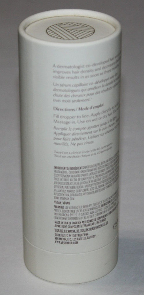 Vegamour Gro+ Advanced Hair Serum – 3.4 fl oz 100 mL Jumbo 3 Month Supply NEW