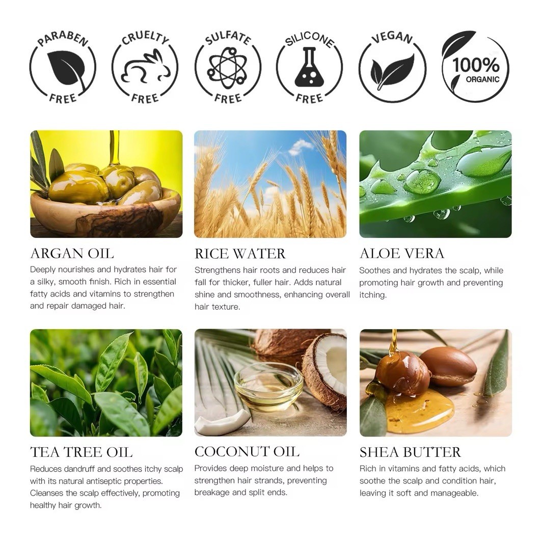 Nourishes $ repair for all hair types