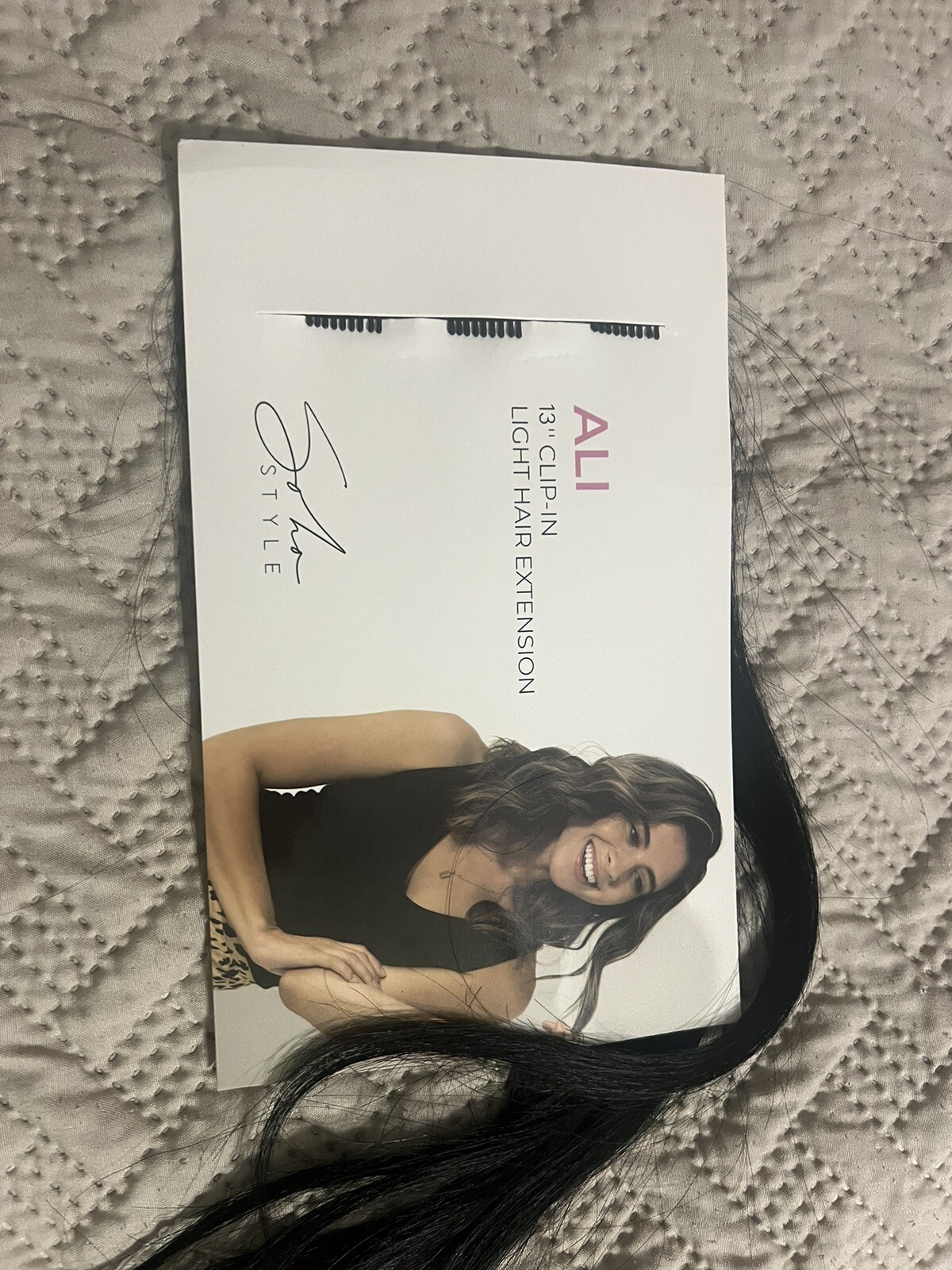 3 Clip In Hair Extensions 13” – Black