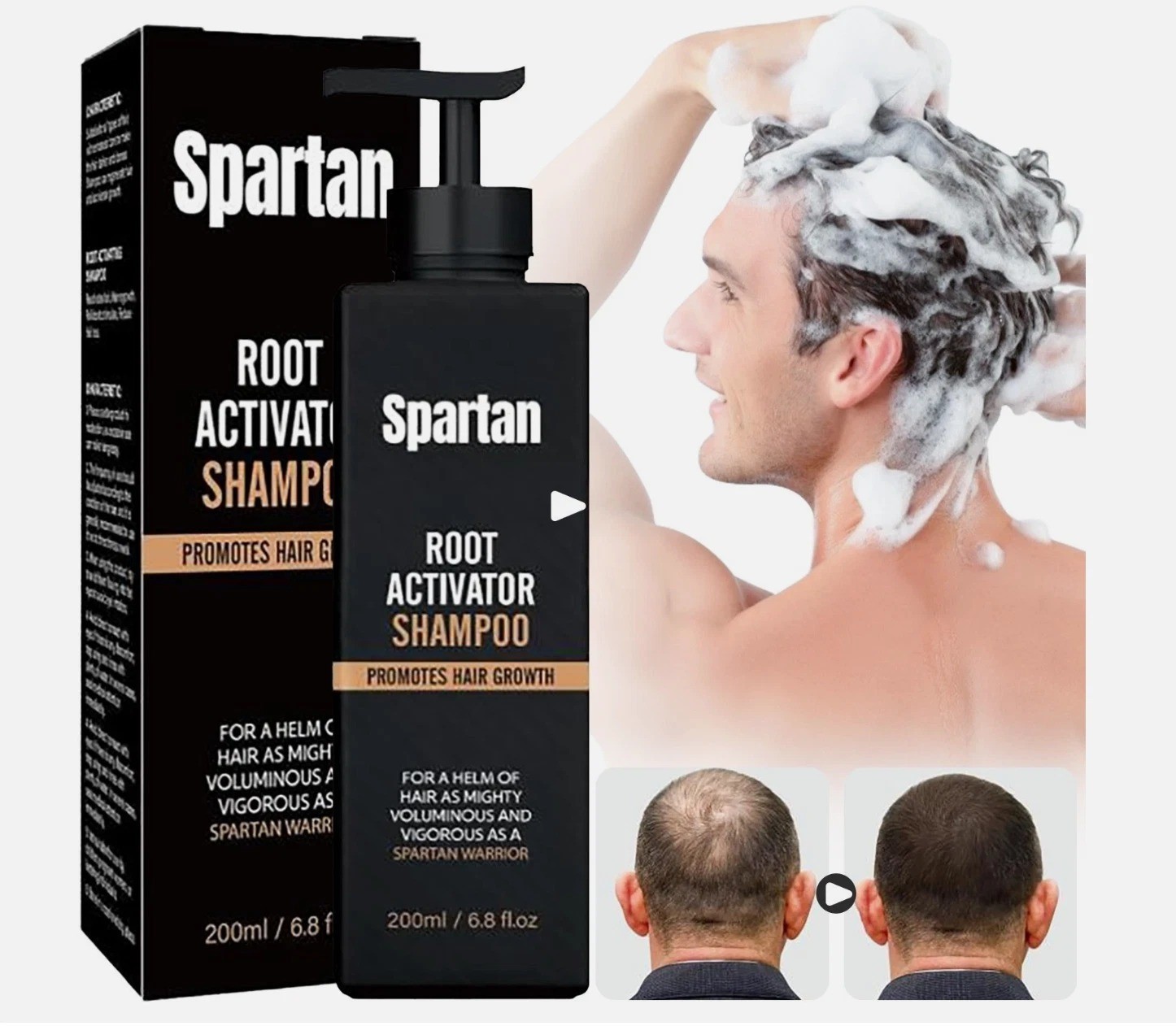 Root Activator Shampoo SPARTAN Hair Loss Shampoo Root Activator ( 200ml )