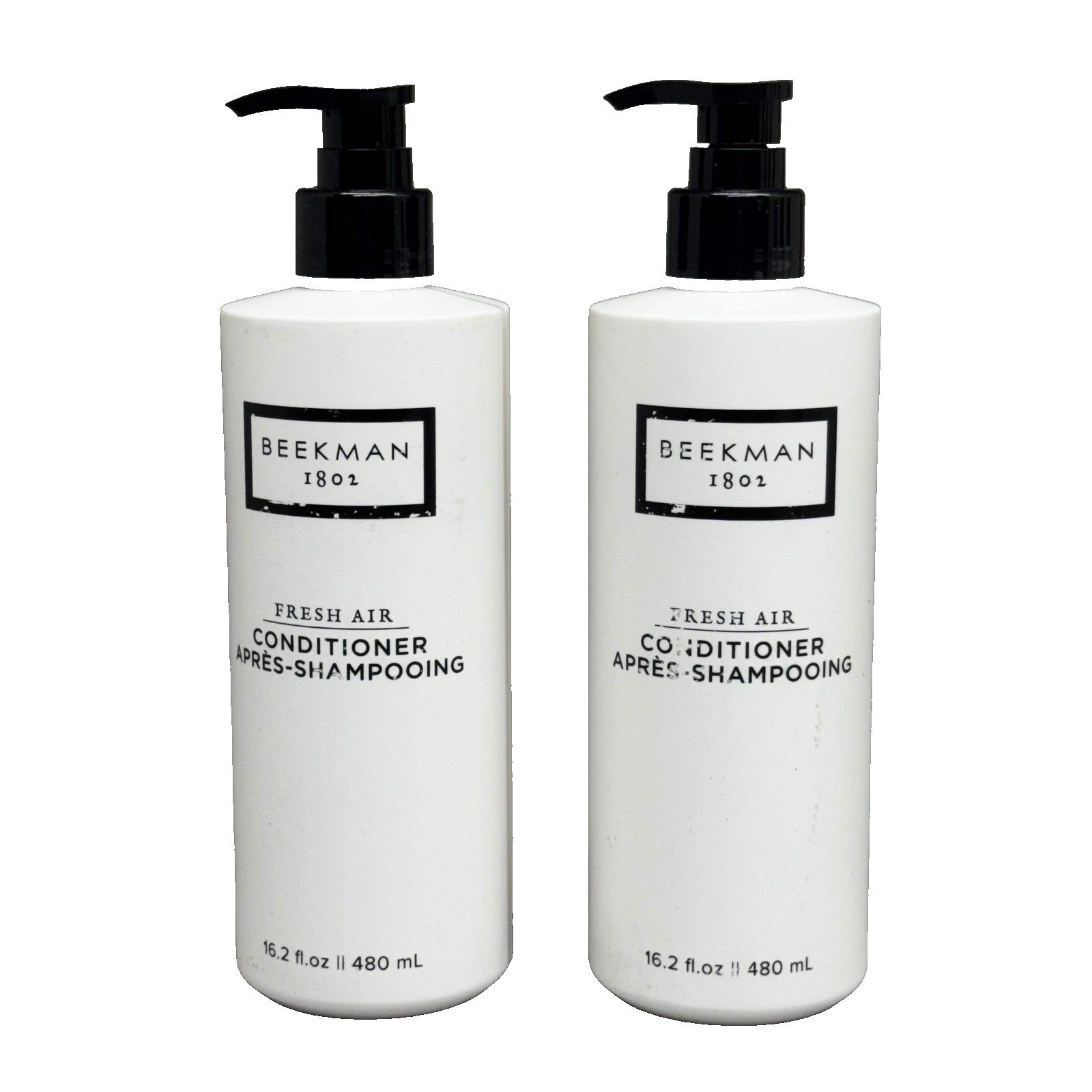 2 Bottles BEEKMAN 1802 Fresh Air Conditioner Apres-Shampooing 16.2 oz In Each