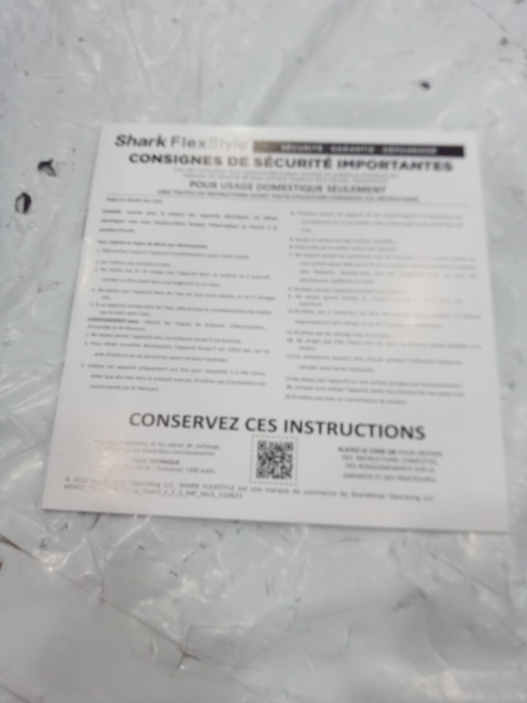 Shark Flex Style1300W Air Styling & Drying US System – Stone (HD430) Open STOCK