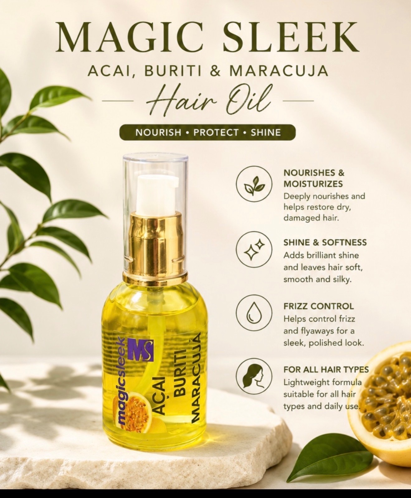 Magic sleek oil