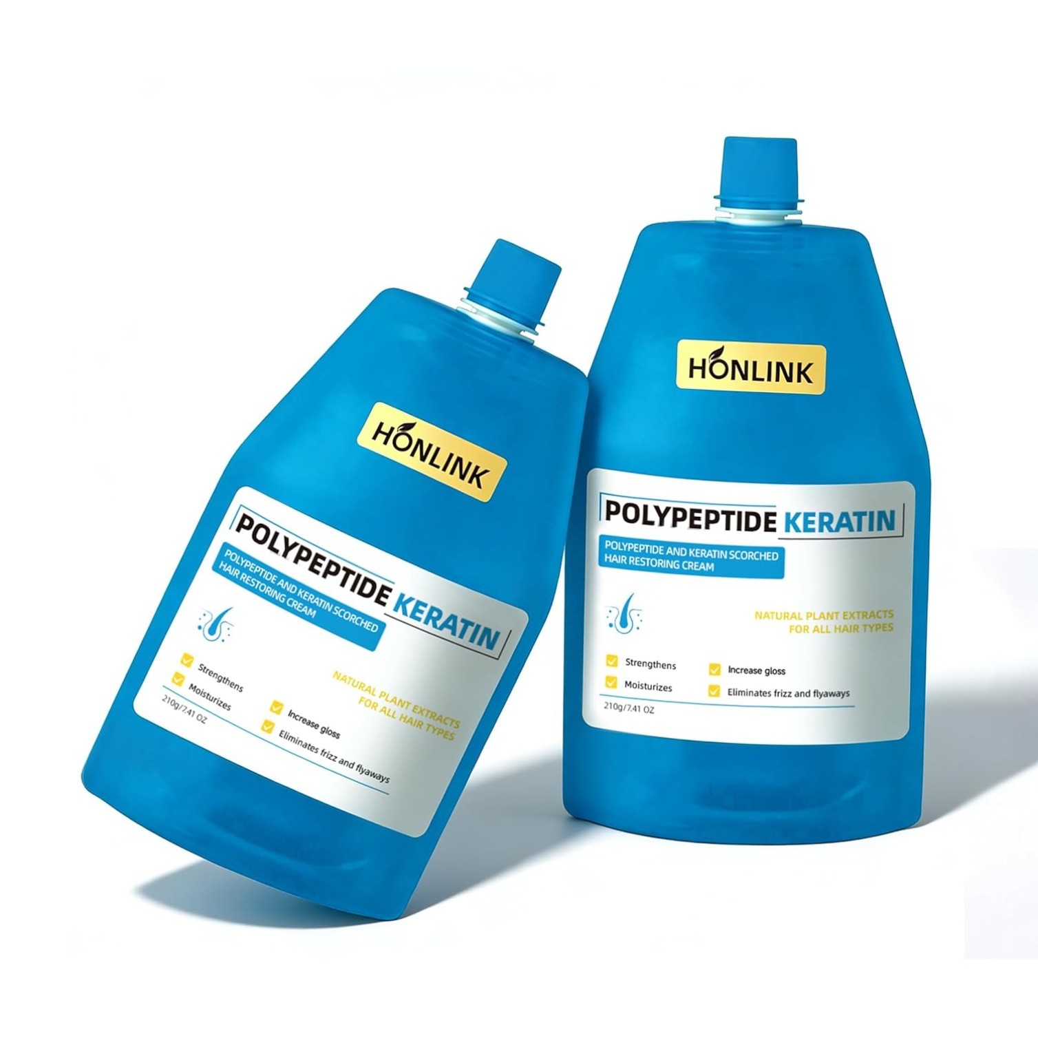 Hair Restoring Cream with Keratin & Polypeptides, Repair & Smooth Damaged Hair