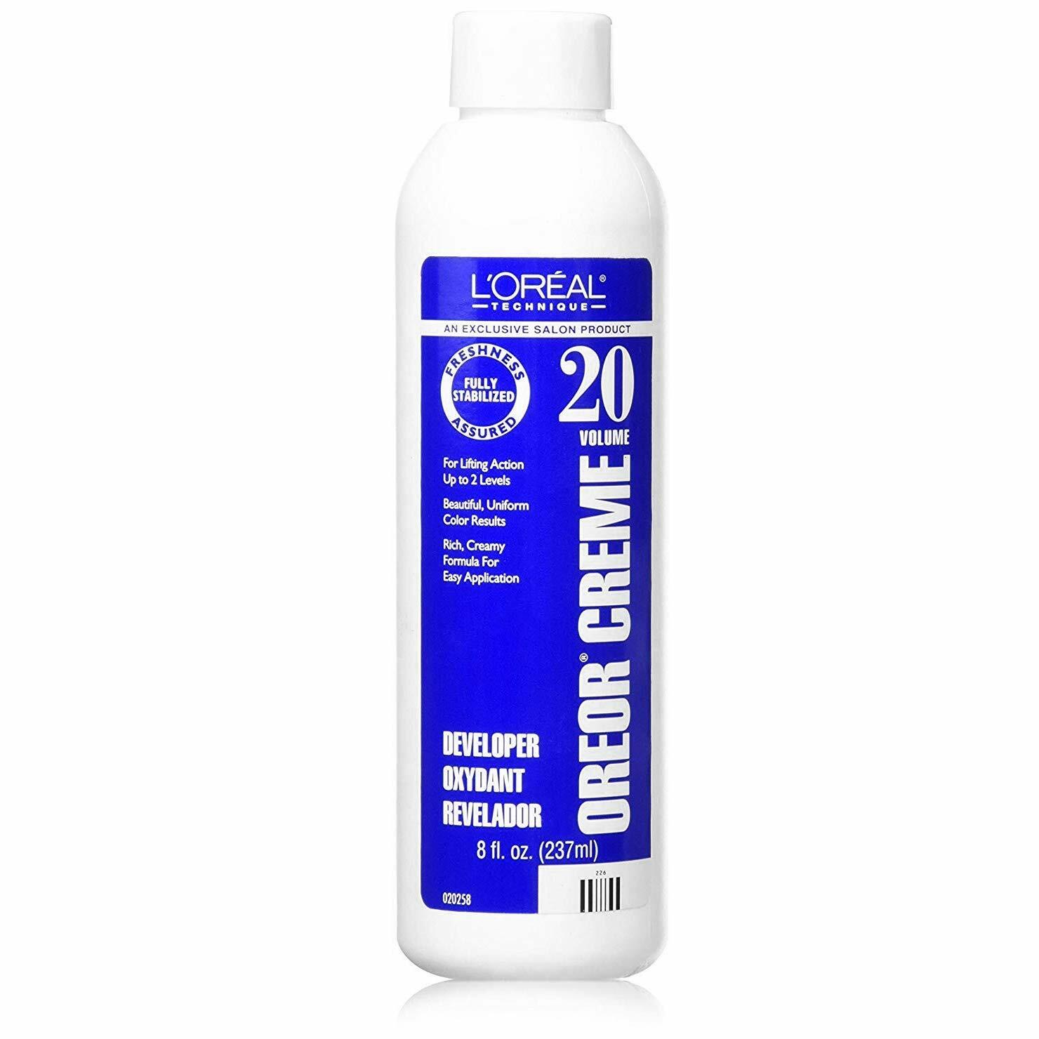 L’Oreal Oreor Creme Developer – 20 Volume 8 OZ