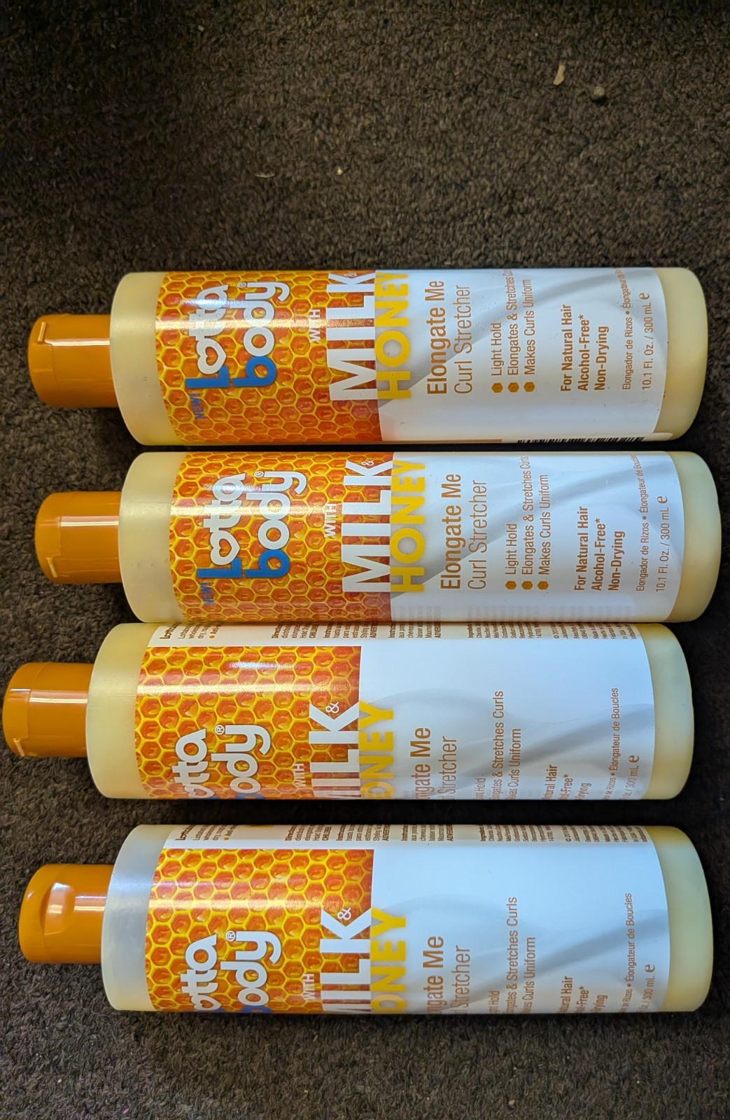 4*Lotta Body with Milk & Honey Elongate Me Curl Stretcher, 10.1 Fl. Oz.