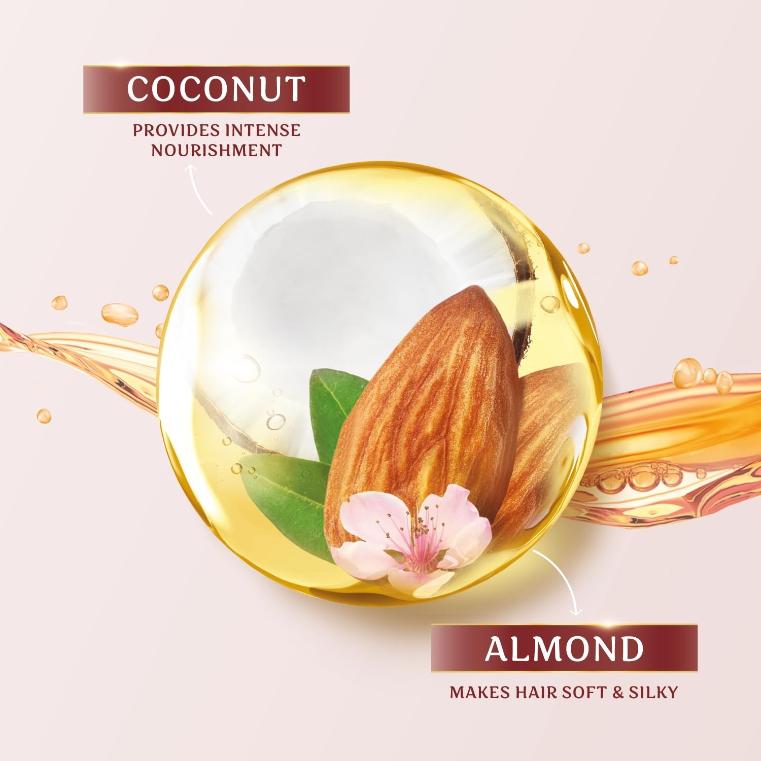 Parachute Advansed Almond enriched Coconut Hair Oil with Vitamin E, 100ml