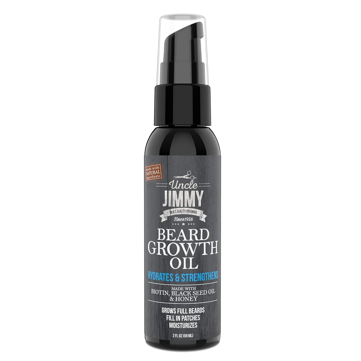 Uncle Jimmy Beard Growth Oil – 2 fl oz