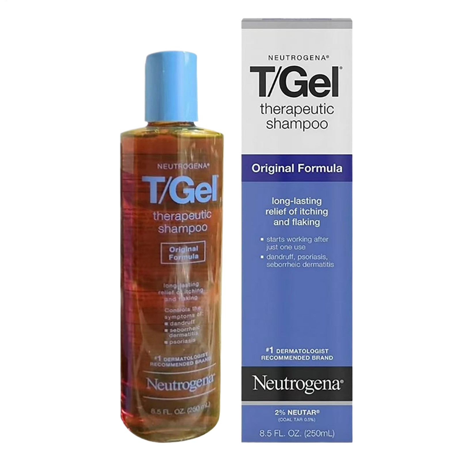Oz Neutrogena T-Gel Therapeutic Shampoo Instant Therapy 8.5 Fl