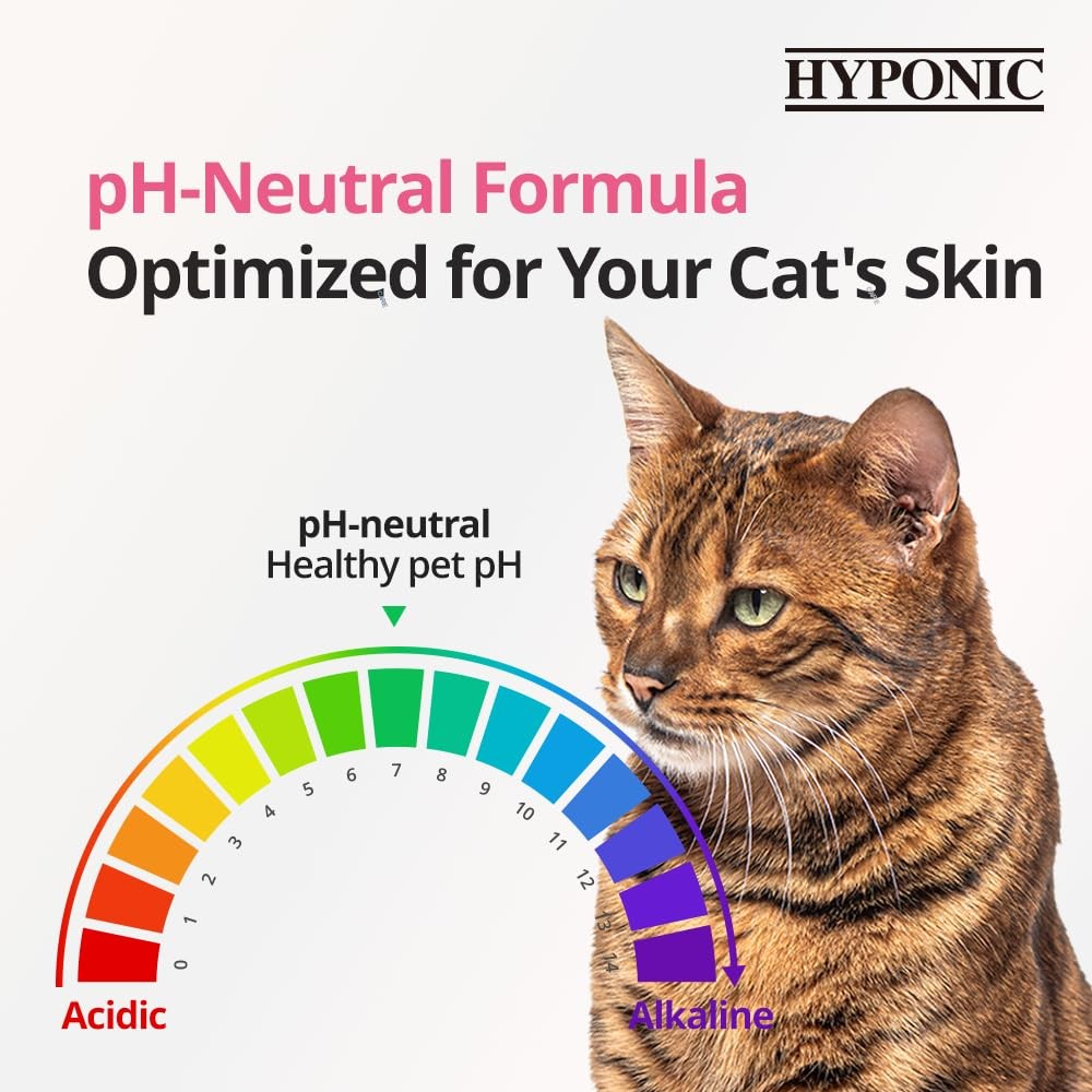 HYPONIC G400 Hypoallergenic Shampoo for Cats Unscented 10.14 oz