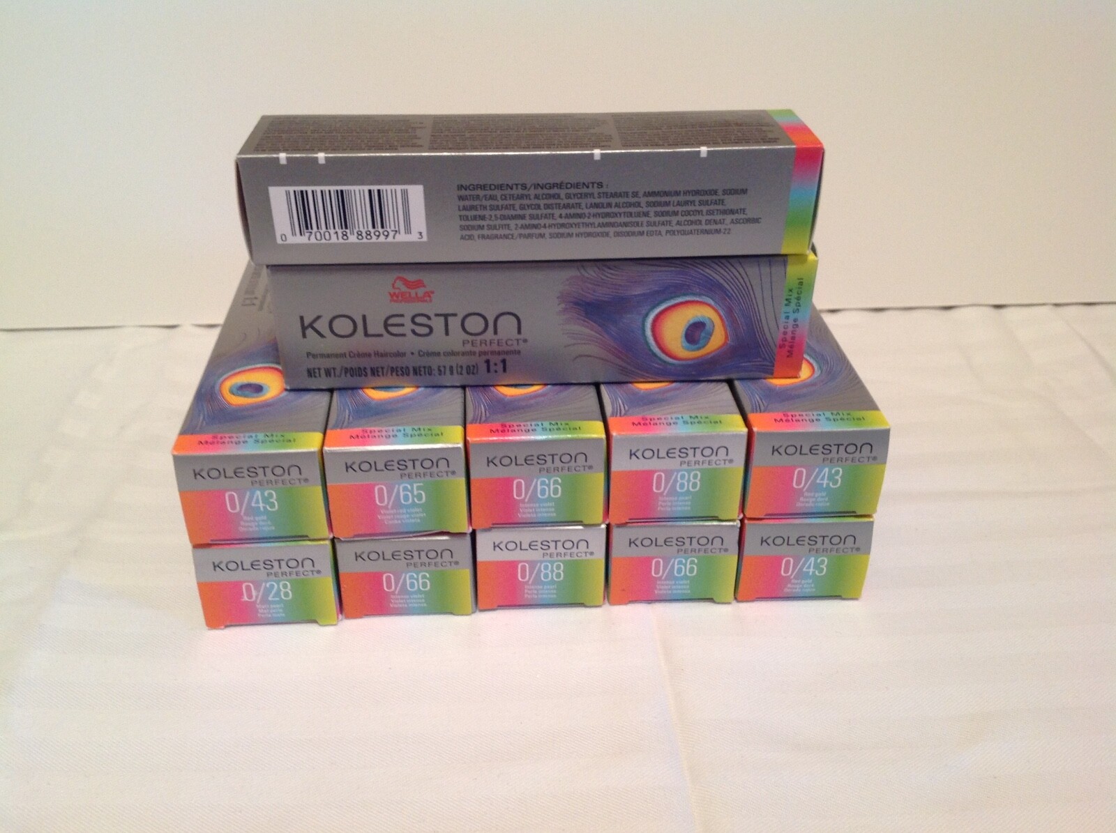 Wella KOLESTON Perfect PERMANENT Creme Haircolor 2 oz Series 0 slvr bx YOU PICK