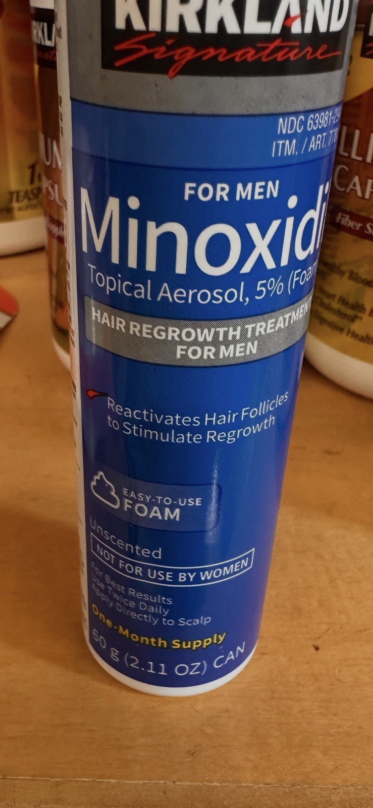 Kirkland Signature Men’s Hair Growth Treatment Foam – 374ml (778152)