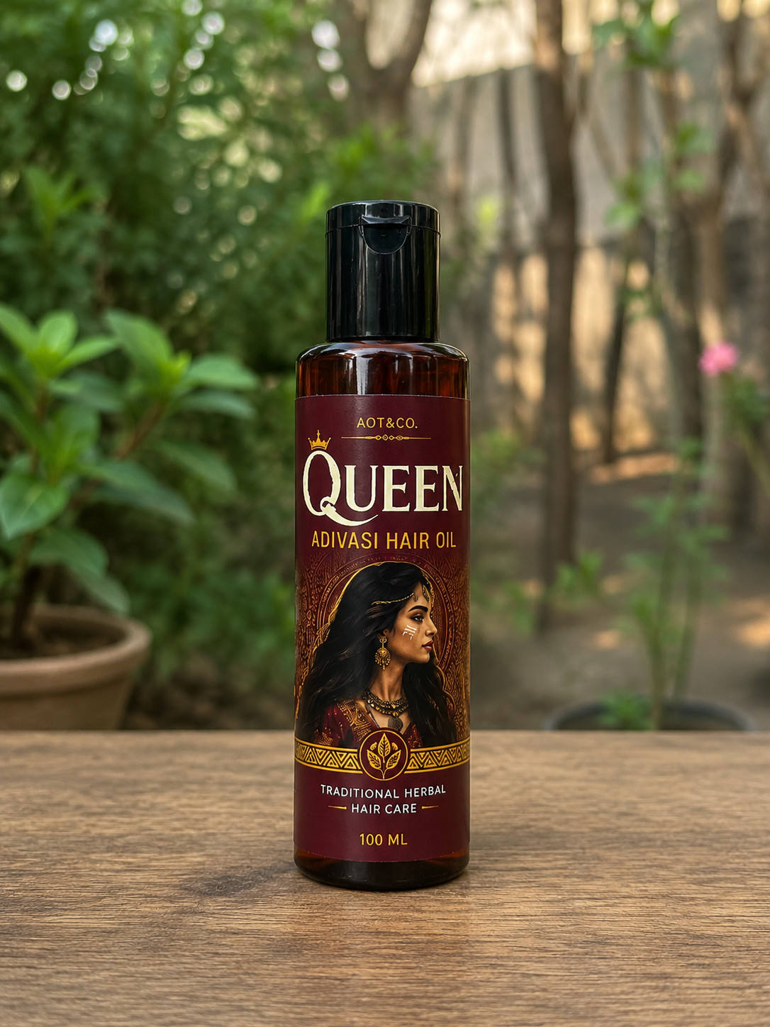 Adivasi Herbal Hair Oil ” Queen ” Original Supports Healthy Hair Growth 100ml