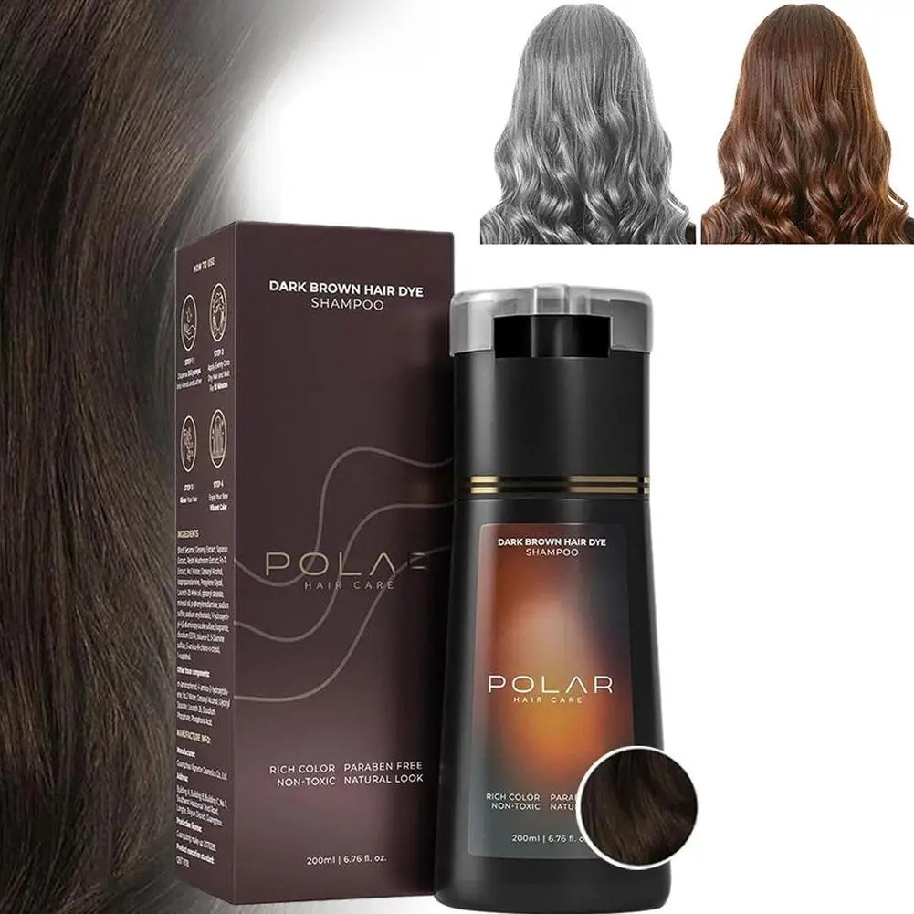 Polar-Hair Dye Shampoo Polar Hair Care, Hair Care Shampoo 200ML/6.7 OZ 4 Colors!