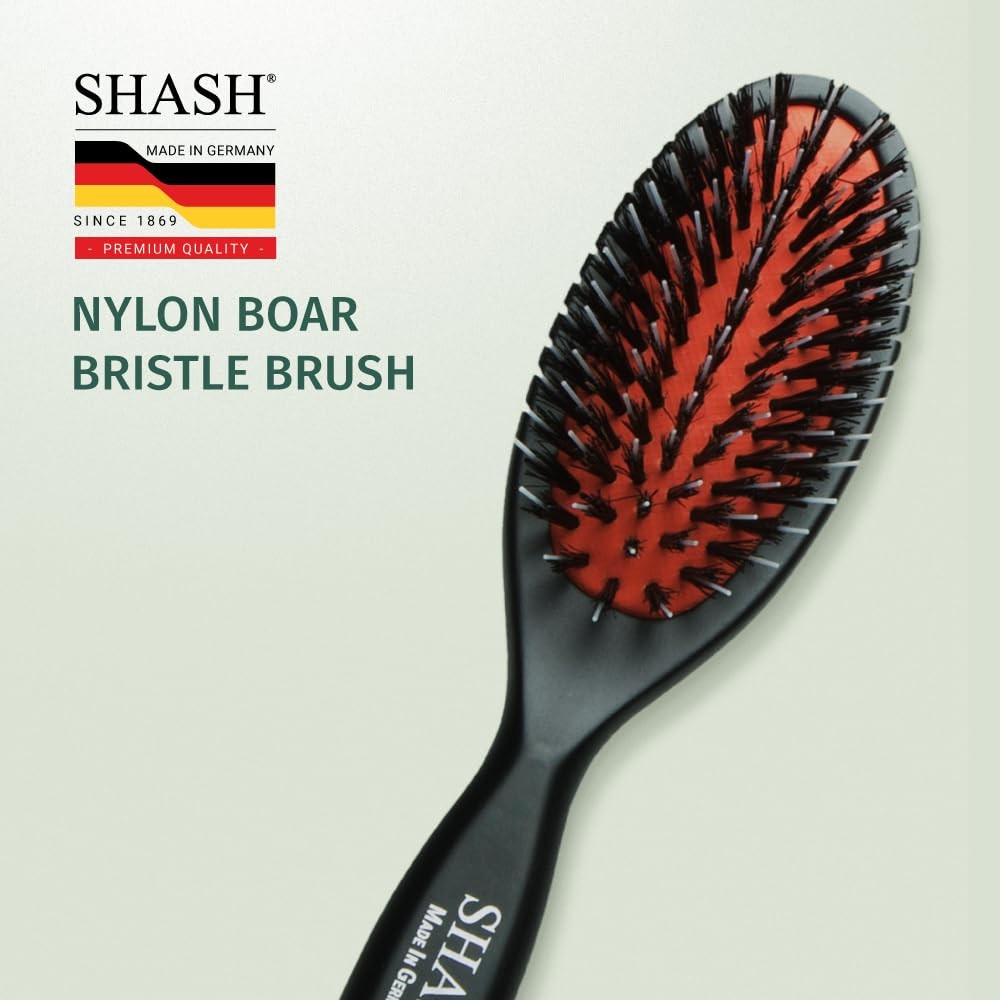 Since 1869 Hand Made In Germany – Nylon Boar Bristle Brush Suitable For Norma…