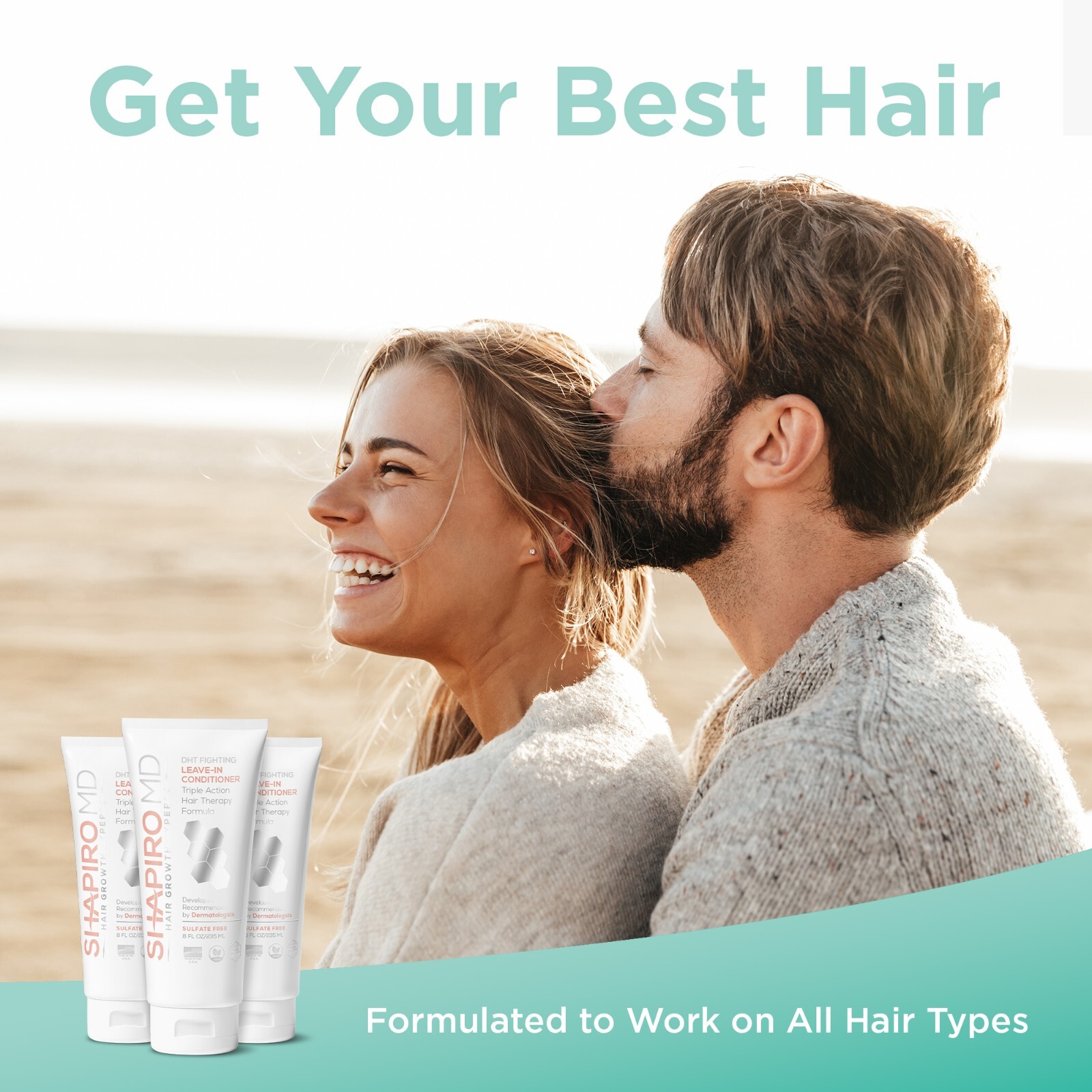 Hair Loss Leave-in Conditioner, Natural Vegan, DHT Blockers for Thinning Hair