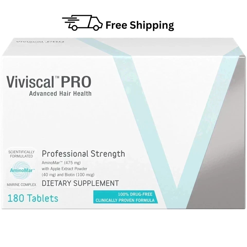 VIVISCAL PRO – Professional hair Growth Supplement 180 tablets,