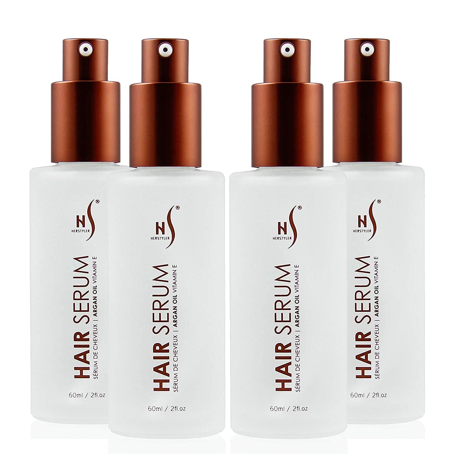 Herstyler Hair Repair Serum Argan Oil Hair Serum Vitamin E Hair Serum 4pack