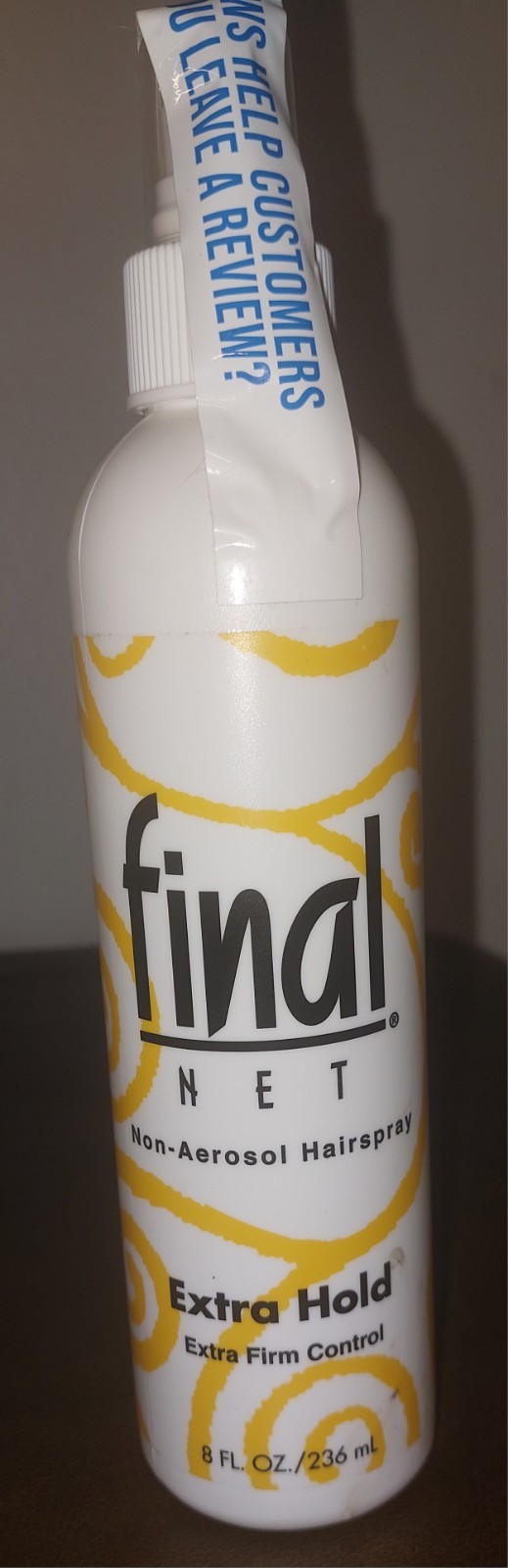 1 Final Net Non-Aerosol Hairspray Extra Hold, 12 FL Oz, Brand New- Sealed
