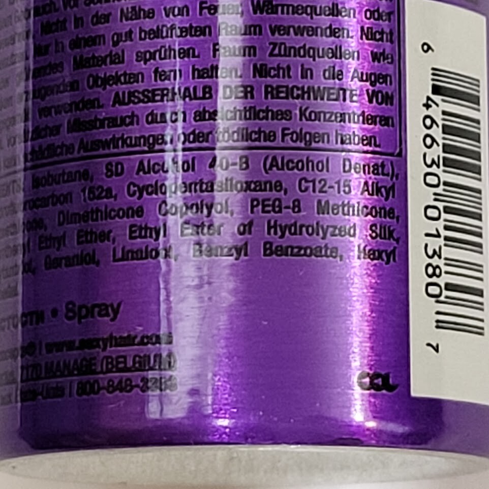 2 x Smooth Sexy Hair Smooth & Seal Spray 1.3 oz each Anti-Frizz & Shine Spray