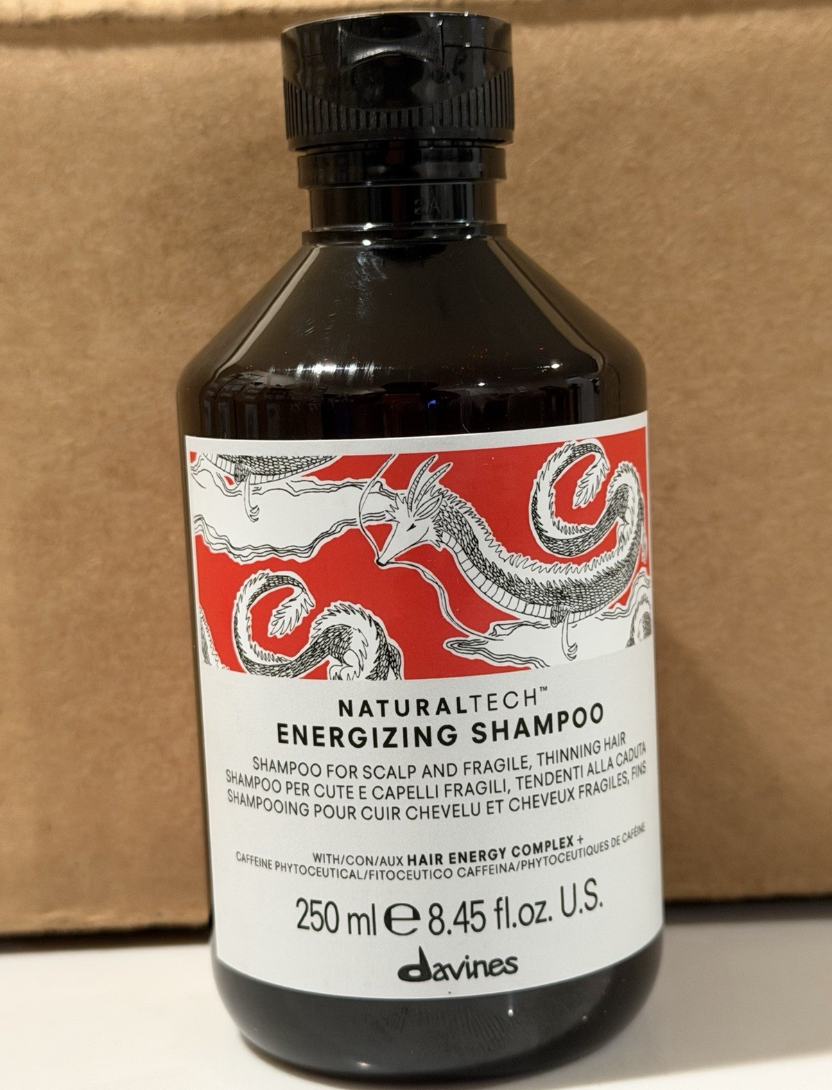 Davines Naturaltech Energizing Shampoo with Caffeine Thinning/Fragile 8.45oz