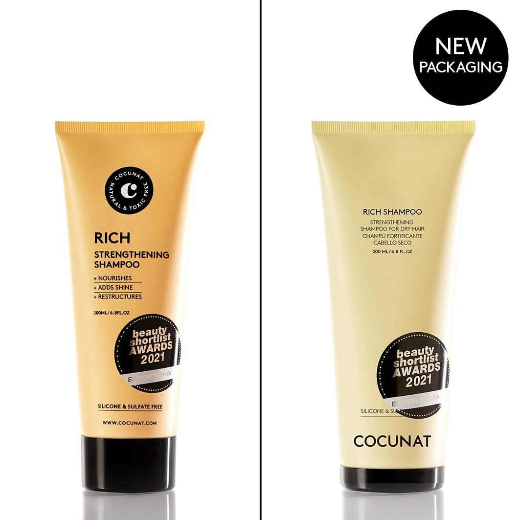 COCUNAT – Rich Shampoo – Dry, Curly, Damaged Or Dyed Hair – Shampoo – 200 Ml