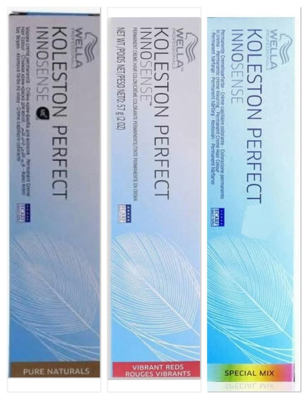 3 Wella Koleston Perfect INNOSENSE Permanent Hair Color 2 oz CHOICE PAY 1 SHIP