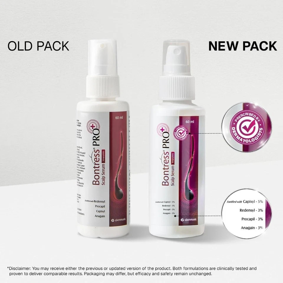 Bontress PRO+ Scalp Serum Dermat recommended Hair Growth in 28 Days 60ml
