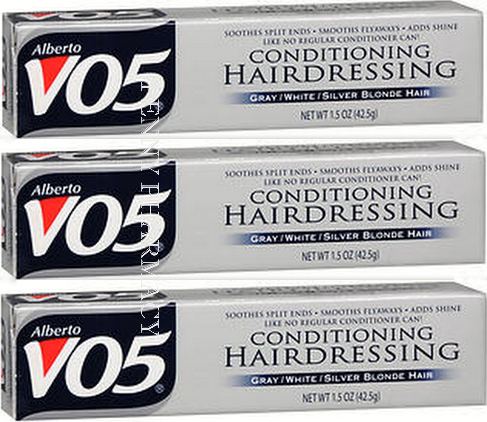 VO5 Conditioning Hairdressing Gray/White/Blonde Hair 1.5oz GREY ( 3 tubes )