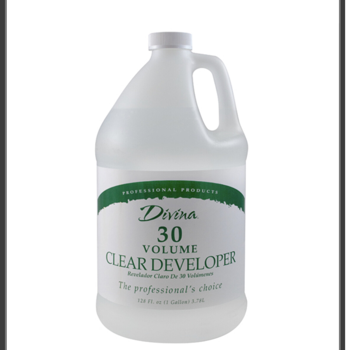 Hydrogen Peroxide 30 Volume Clear Developer 1 Gallon