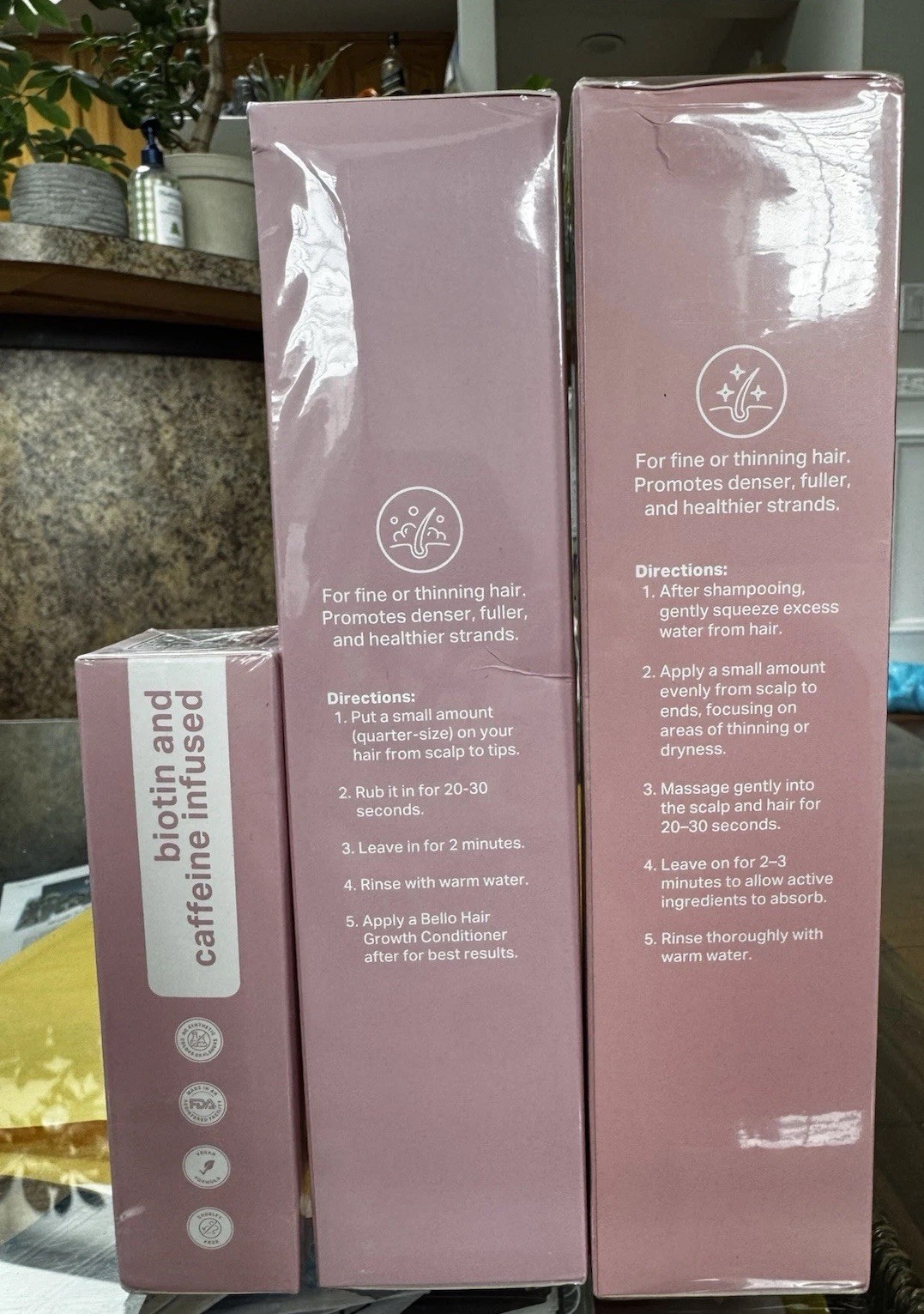 Trybello Hair Growth Shampoo and Conditioner Set with FREE Spray Included New