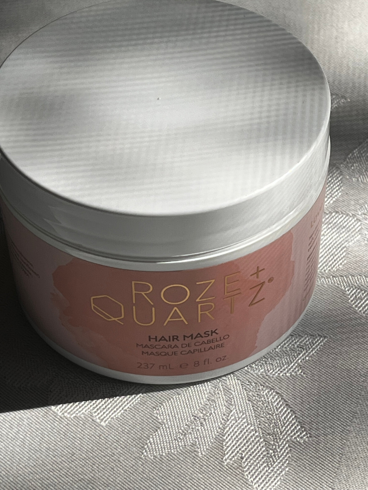 Rose + Quartz Hair Mask Damage Treatment Soft Silky & Shine FULL SIZE 8 fl oz