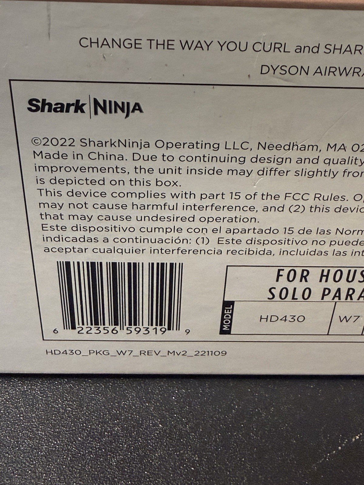 Shark Hd430 Flexstyle Air Styling And Hair Drying System With Five Attachments