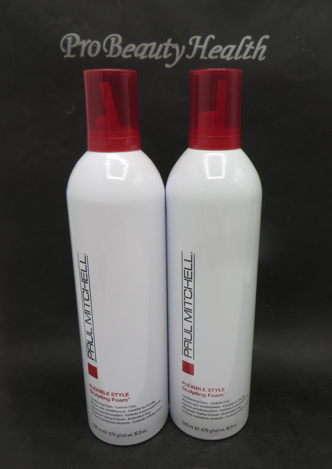 PAUL MITCHELL Sculpting Foam Conditioning Controls Frizz 16.9 oz 2 bottles
