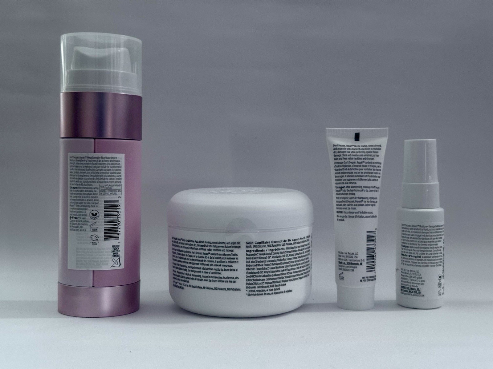 Briogeo Don’t Despair Repair 4 Pc Hair Treatment Mask Bundle New