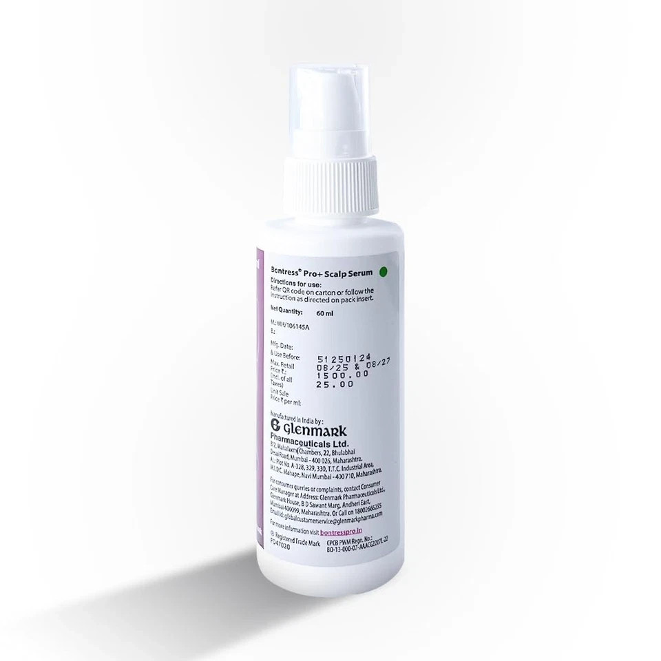 Bontress PRO+ Scalp Serum Dermat recommended Hair Growth in 28 Days 60ml