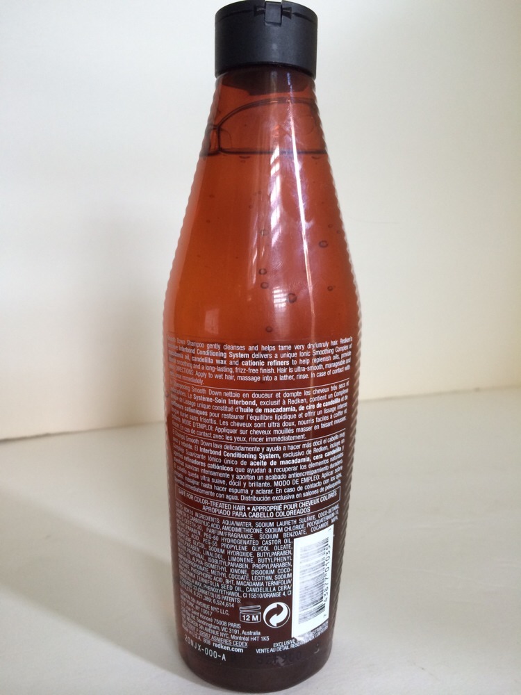 REDKEN SMOOTH DOWN ANTI-FRIZZ SHAMPOO for dry Hair 10.1 Oz